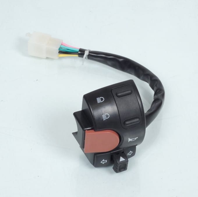Commodo gauche klaxon clignotant code phare pour scooter Yamaha 50 Aerox 1997 à 2012