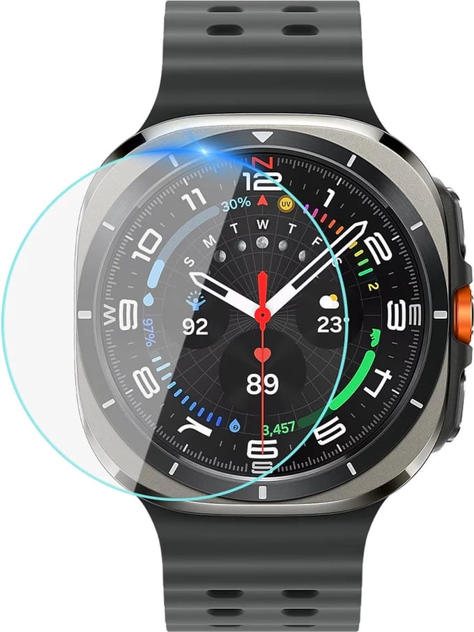 Strap-it Screen protector van gehard glas - geschikt voor Samsung Galaxy Watch Ultra / Ultra 2025 47mm
