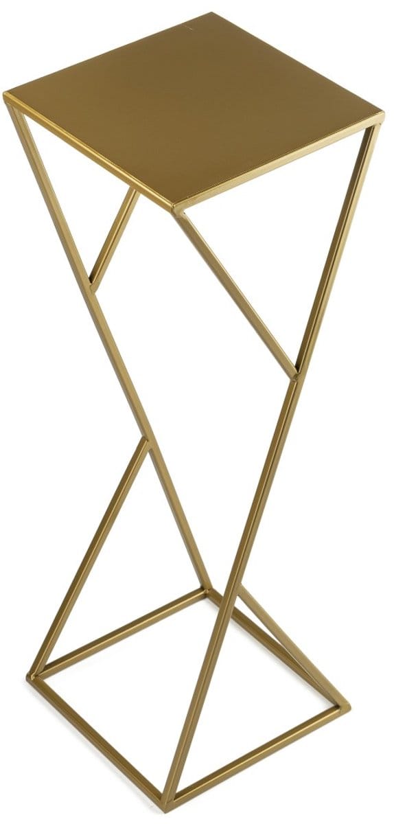 LoftPlant Modern - Plantenstandaard - Modern loftdesign - Staalconstructie - Goudkleurig - 70 cm