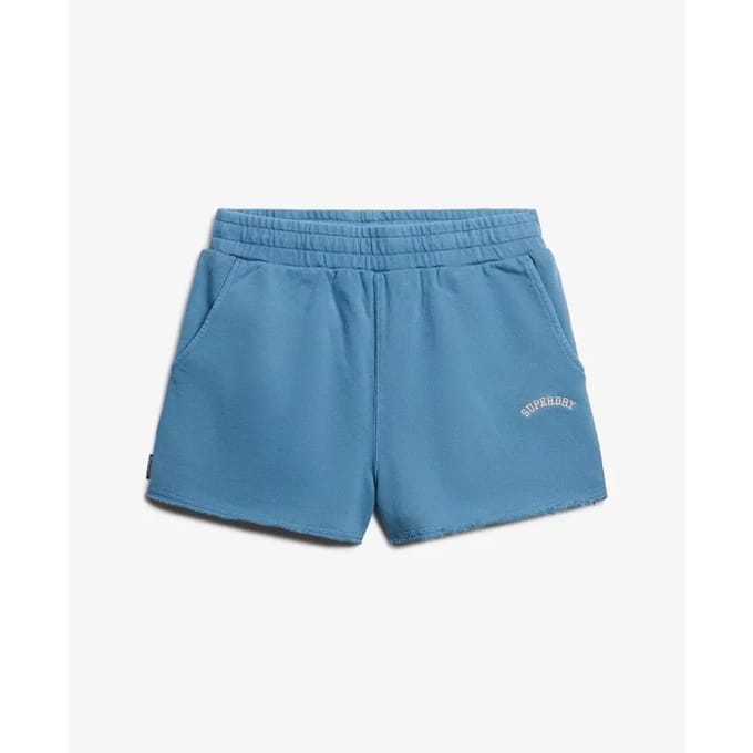 Essentiële dameslogo short in garment dye Superdry