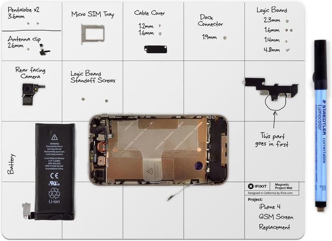 iFixit Pro Magnetische Projectmat