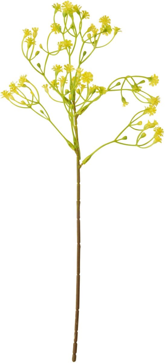 J-Line gypsophila - kunststof - geel - 6 stuks