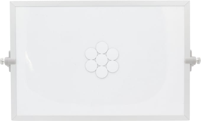 Sam Creative Whiteboard Magneten - Magnetisch Symbool - Cirkel - 2 cm - Wit - 25 stuks - Whiteboard