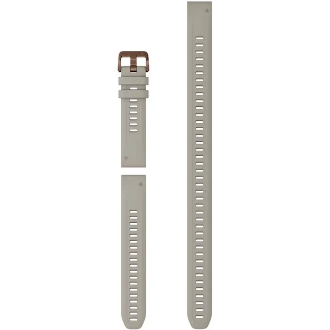 Garmin Quickfit 20 Mm Siliconen Bandje Zilver