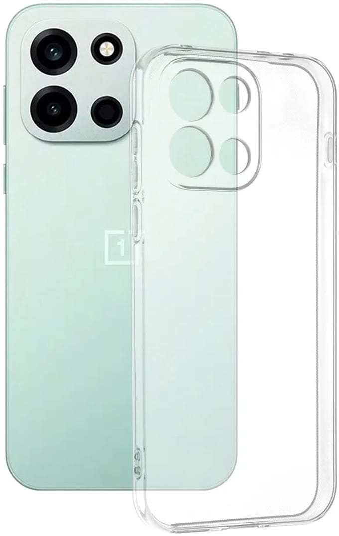 Hoesje geschikt voor OnePlus Nord 6 - Techsuit Clear Silicone Back Cover - Transparant