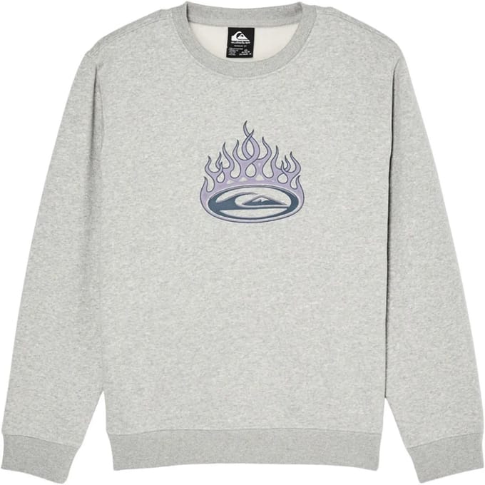 Quiksilver Graphic Crew Yo Sweatshirt Grijs 8 Years Jongen
