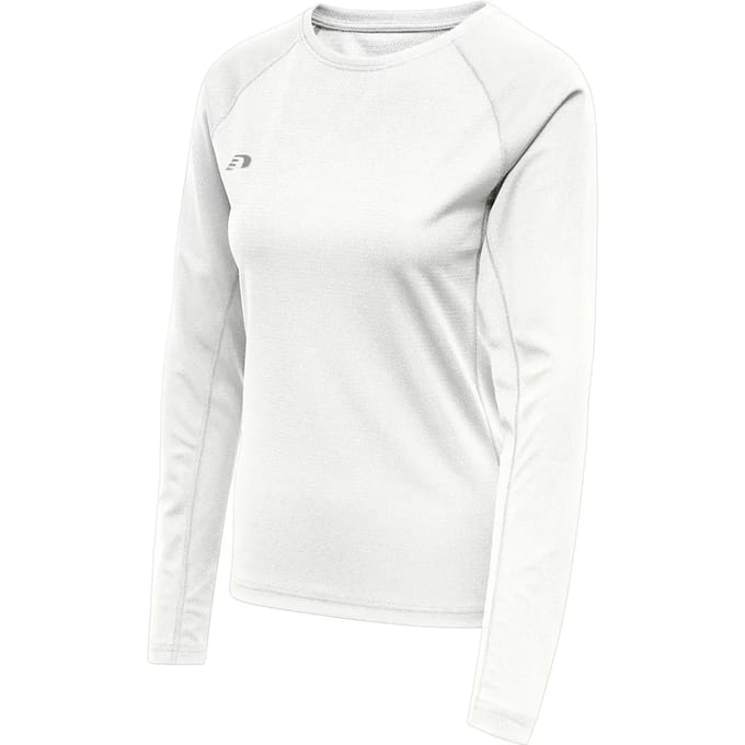 Newline Core Running LS Shirt Dames - wit - maat L