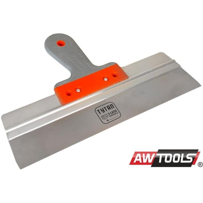AWTools - Gevel Spackmes - 600mm - Roestvrijstaal - Ergonomische Handgreep