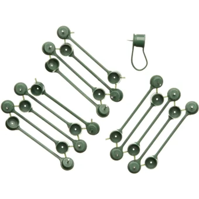 Nature Plantenklemen Groen Ø15mm 15 Stuks
