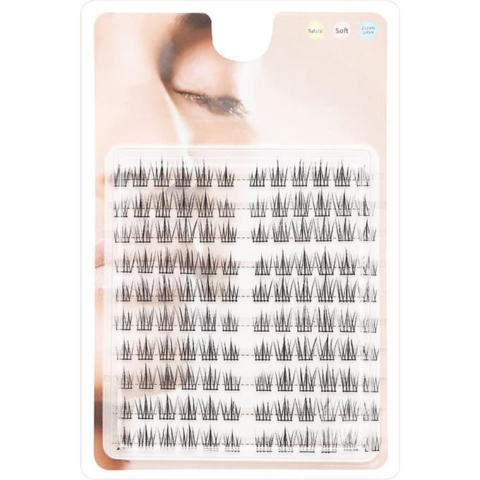 Mode tournesol faux cils Simulation naturelle fée Cos vison Extension de cils maquillage à réaliser soi-même oeil segmenté individuel 1PCS white