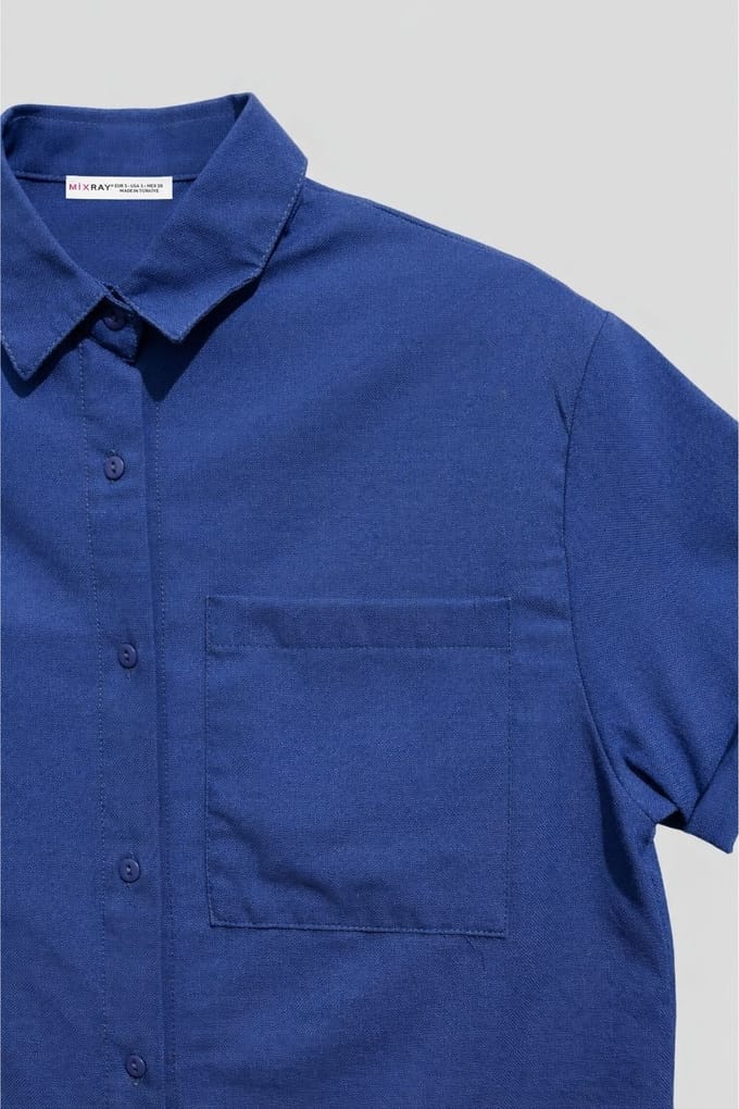 Korte Mouwen Shirt met Zakken