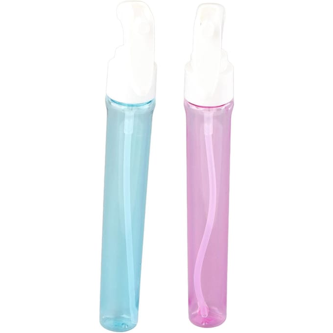 2 stuks Reisformaat Sprayflesje 38ml Fijne Nevel Leeg Draagbaar Mini Navulbaar Sprayflesje white