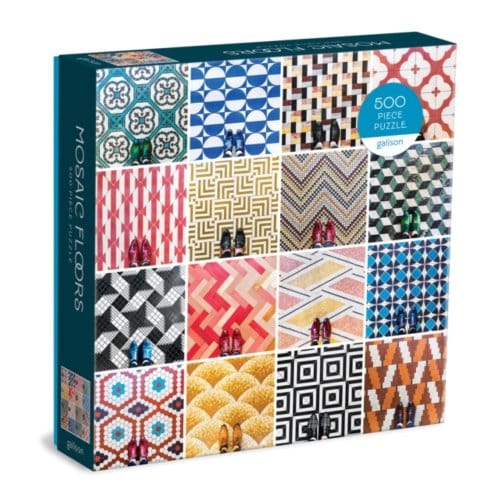 Mosaic Floors 500 Piece Puzzle - Galison