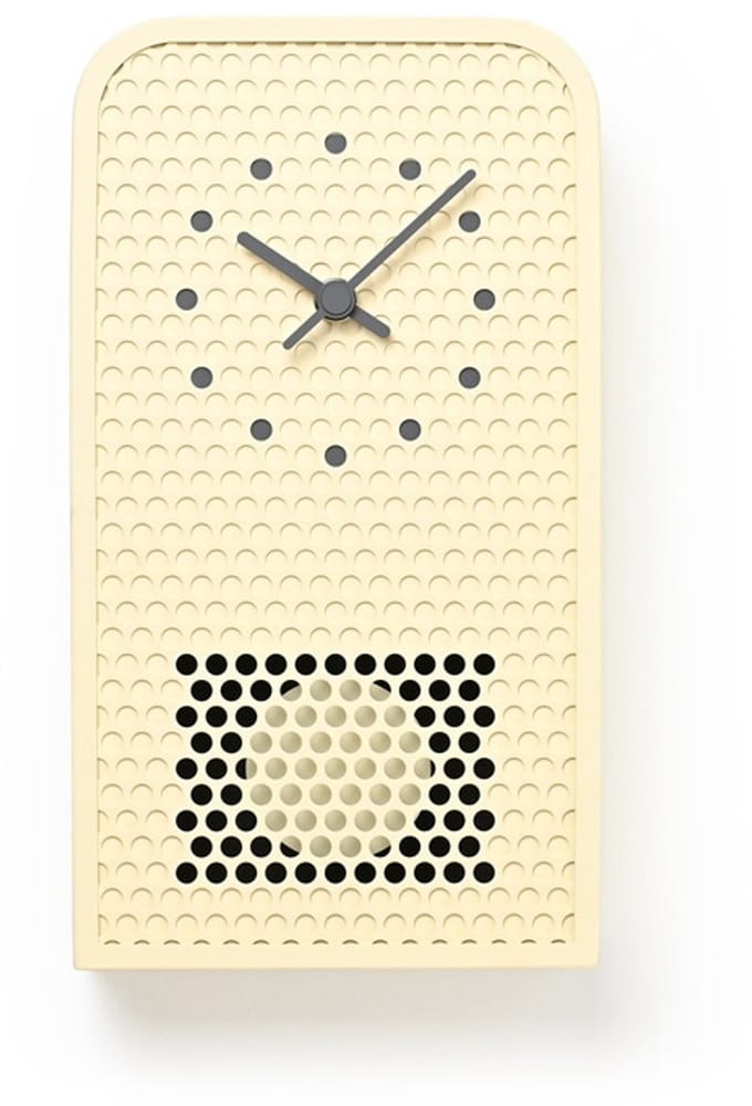 Lemnos MOOV - Pendelklok -Modern-Zachtgeel-Stil-Uurwerk.