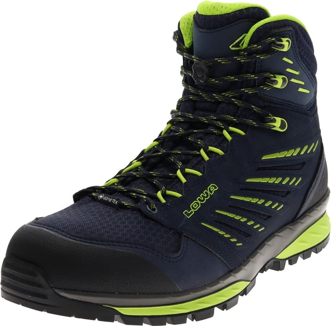 TREK EVO GTX MID Navy Lime Trekkingschoenen voor heren