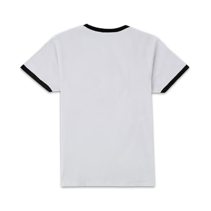 Ghostbusters Vintage Advert Unisex Ringer T-Shirt - White/Black - S