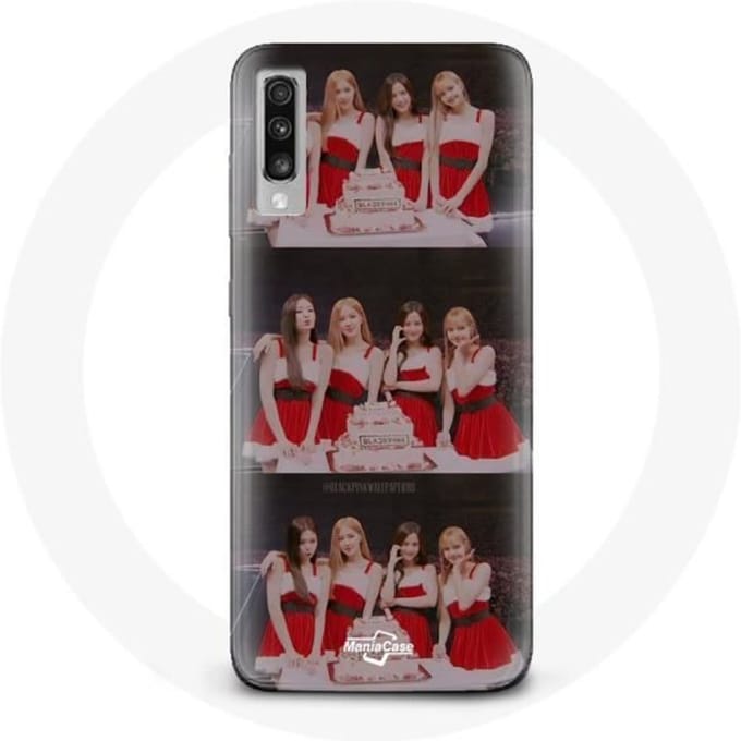 Coque pour Samsung Galaxy A70 BLACKPINK Cadeau de Noël Chanson Last Christmas