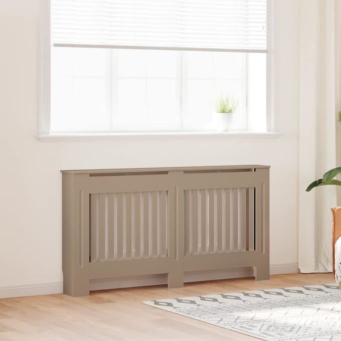 vidaXL Radiatorafdekking 2 st Sonoma Eiken 152 x 19 x 81,5 cm