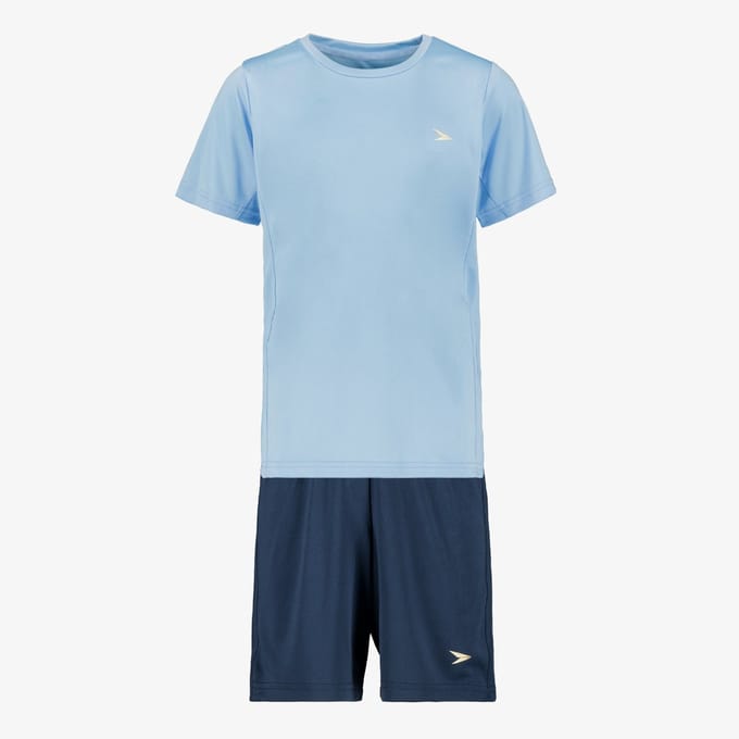 Dutchy tweedelig kinder sport set blauw - Maat 152