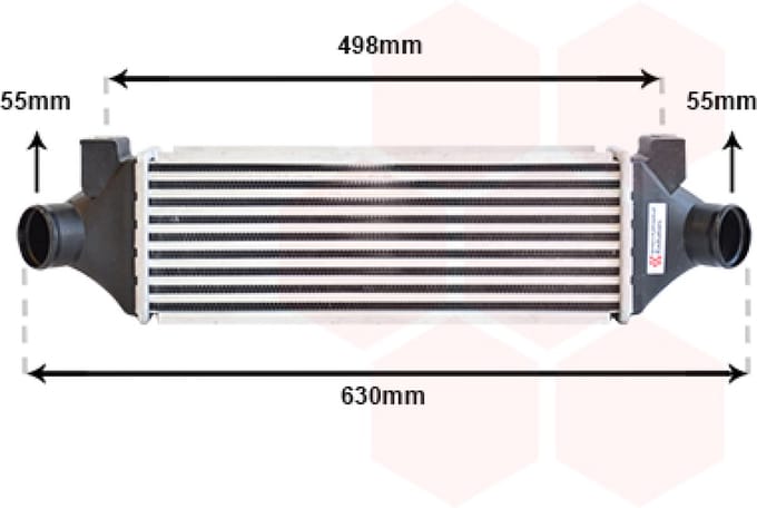 Van Wezel - INTERCOOLER VOOR FORD TRANSIT 2000-2006 1671440