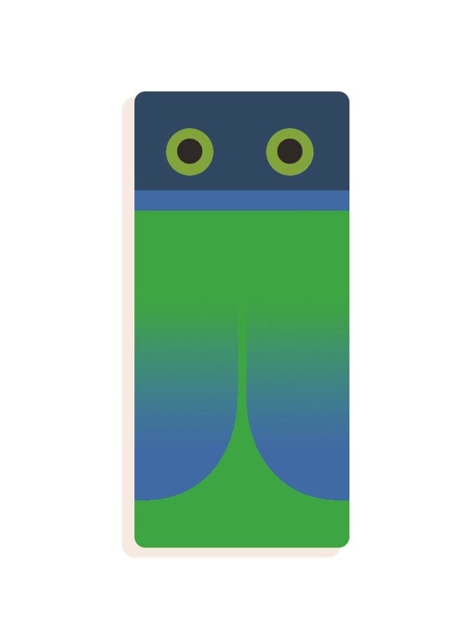 DJECO houten letter designed animal I