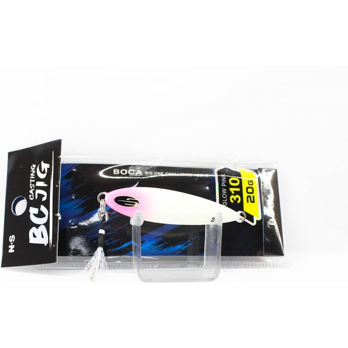 NS Black Hole Metal Jig Boca 20 grammes 310 Rose Luminescent (7056) black