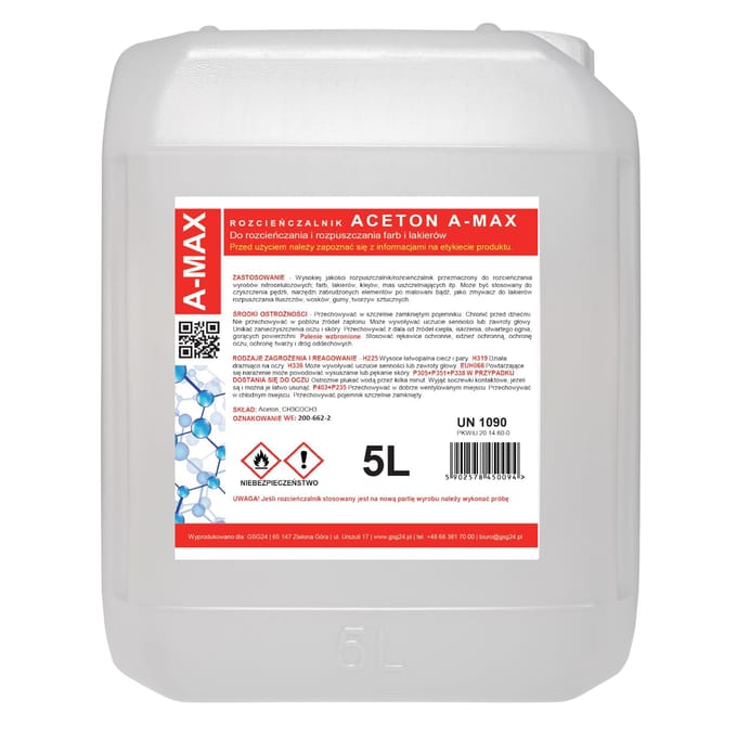Aceton oplosmiddel remover AMAX 5L