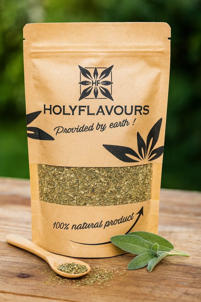 Salieblad Gesneden - 100 gram - Holyflavours