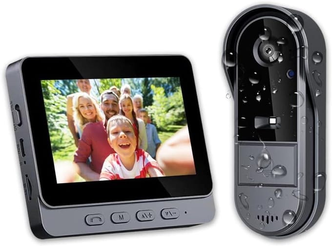 Deurbellen met Camera - Video Deurbel - Draadloos - Full HD - opname