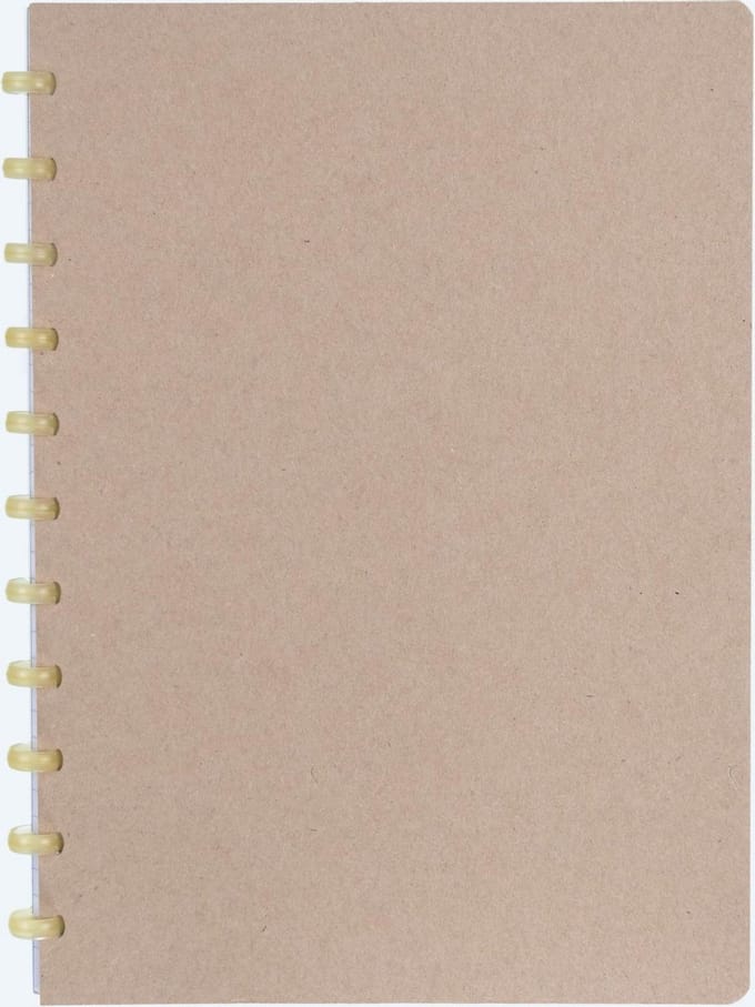 Atoma Bio Schrift A4 geruit 5mm gerecycleerd kartonnen kaft en chloorvrij papier