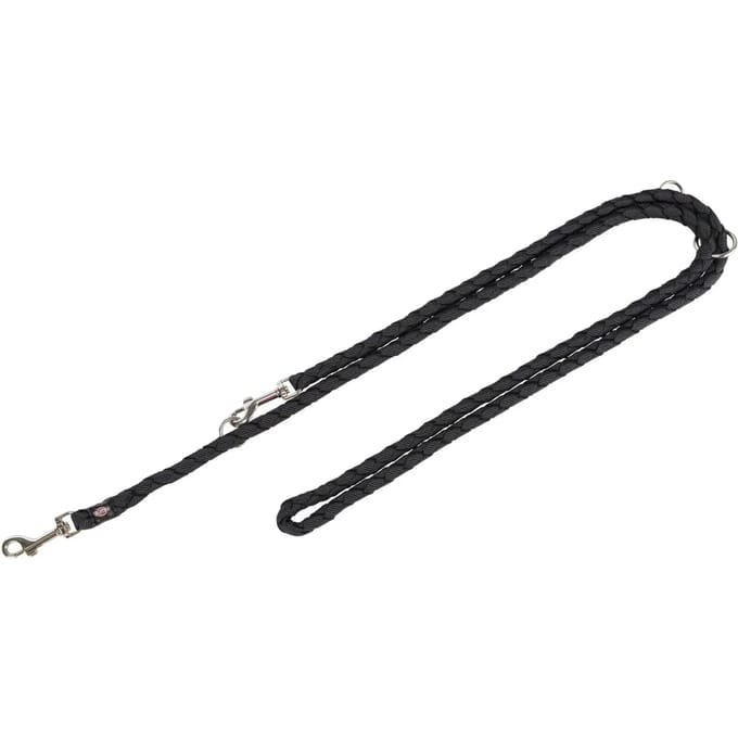Trixie Cavo Verlenglijn Zwart S-M 200cm lang, Ø 12mm