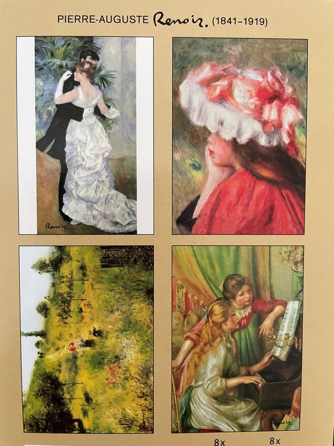 Luka Basic Kaarten Pierre-Auguste Renoir (1841-1919)