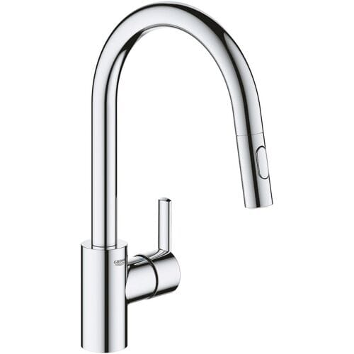 GROHE QuickFix Feel Keukenkraan - draaibare uitloop - uittrekbare handdouche - chroom