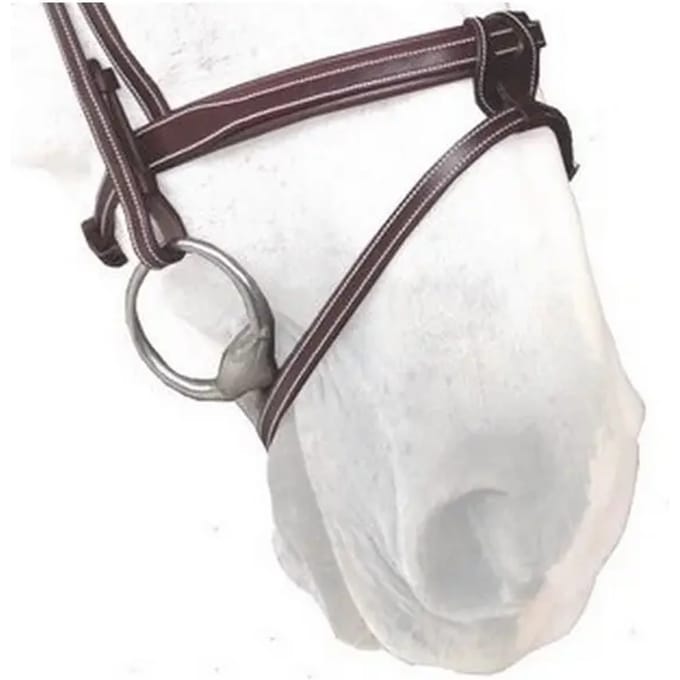 Paardenneusriem Silver Crown Flash