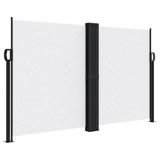 vidaXL - Windscherm - uittrekbaar - 140x1000 - cm - wit