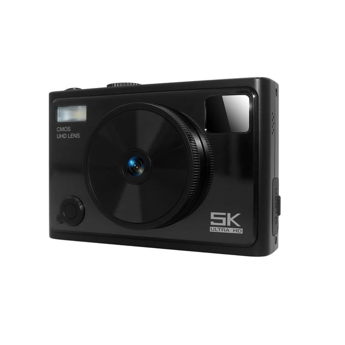 5K Digitale Camera WiFi Digitale Videocamera 72MP Dubbele Lens 2.8 Inch IPS Scherm Autofocus 18X zwart