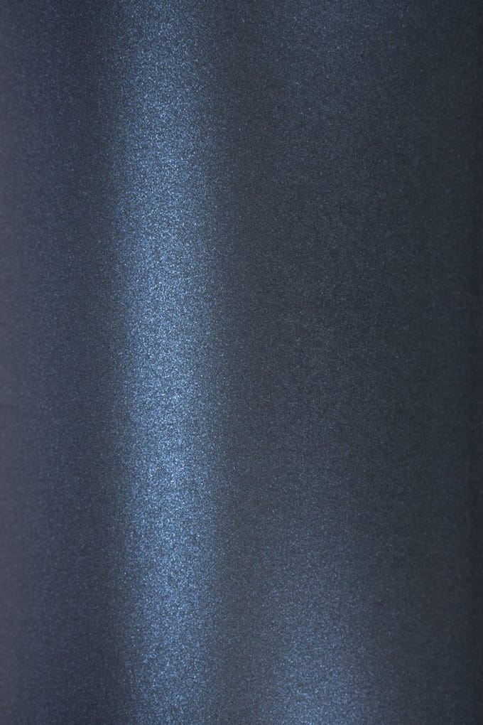 Netuno - donkerblauw metallic papier - A4 - 21 x 29,7 cm - 20 vellen - 250 gram - Aster Metallic Queens Blue