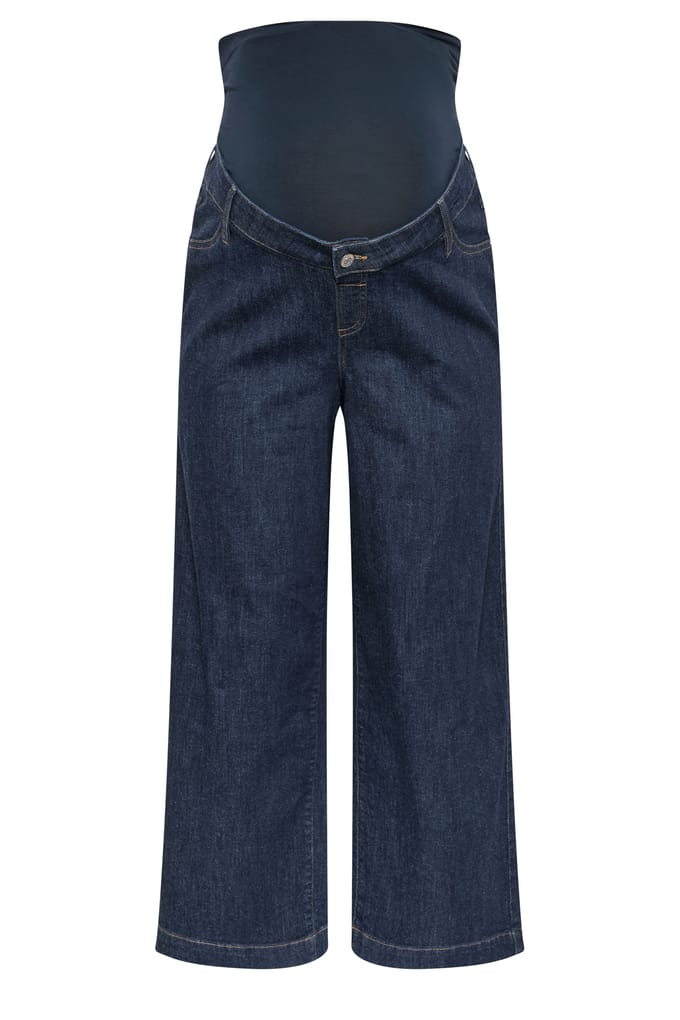 Bump It Up Maternity Blauwe Slouchy Jeans Met Wijde Pijpen Size 48