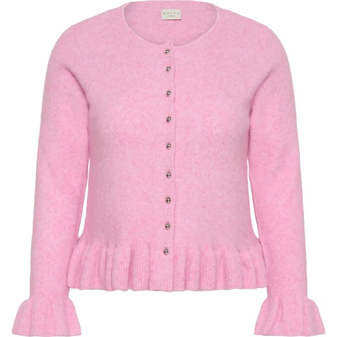 Vrouwelijke Volant Cardigan KAFFE Curve KCEmmi