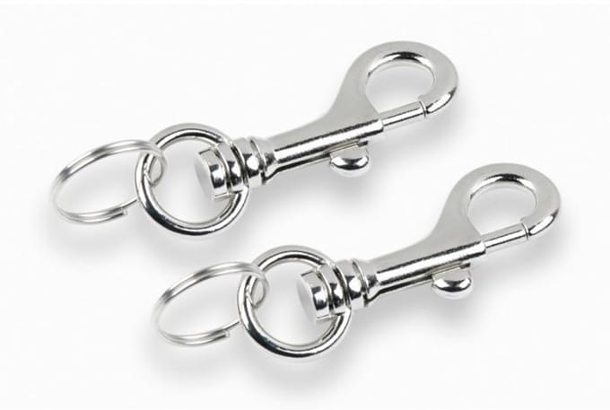 Jumada's - Musketonhaak - Karabijnhaak - Sleutelhanger - Sleutelring - 55 mm - 1 stuk
