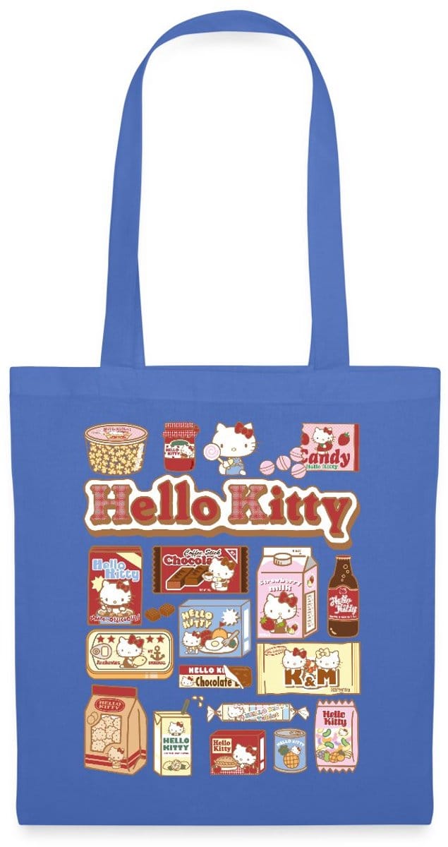 Hello Kitty Snack Collage Tas Van Stof Schoudertas