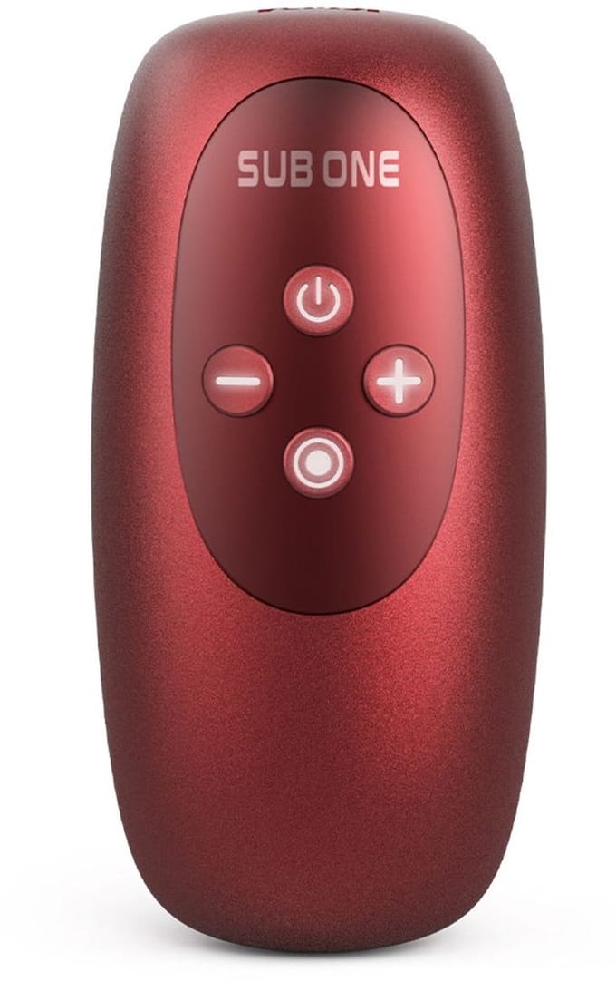 ManWan - Sub One - Vibrerende Masturbator met Tapping Feature - Velvet Red