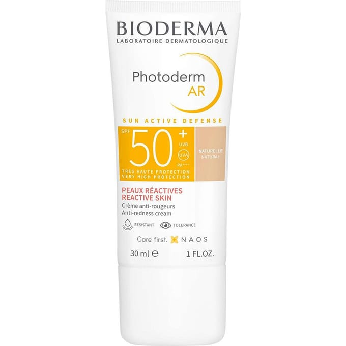 Bioderma Photoderm AR SPF50+ Zonnebescherming gezicht bij reactieve huid met roodheid