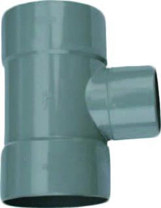 PVC Verloop T-Stuk 88° 3 x mof 110 x 40 mm