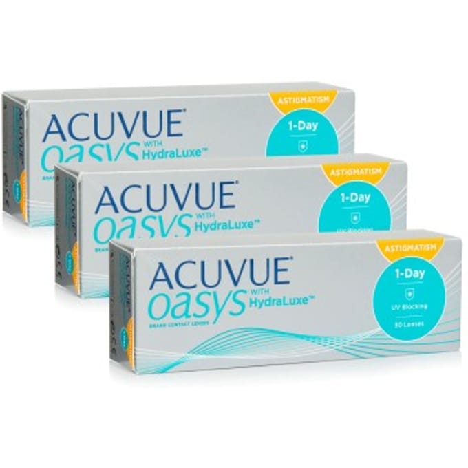Acuvue Oasys 1-Day with HydraLuxe for Astigmatism (90 lenzen)