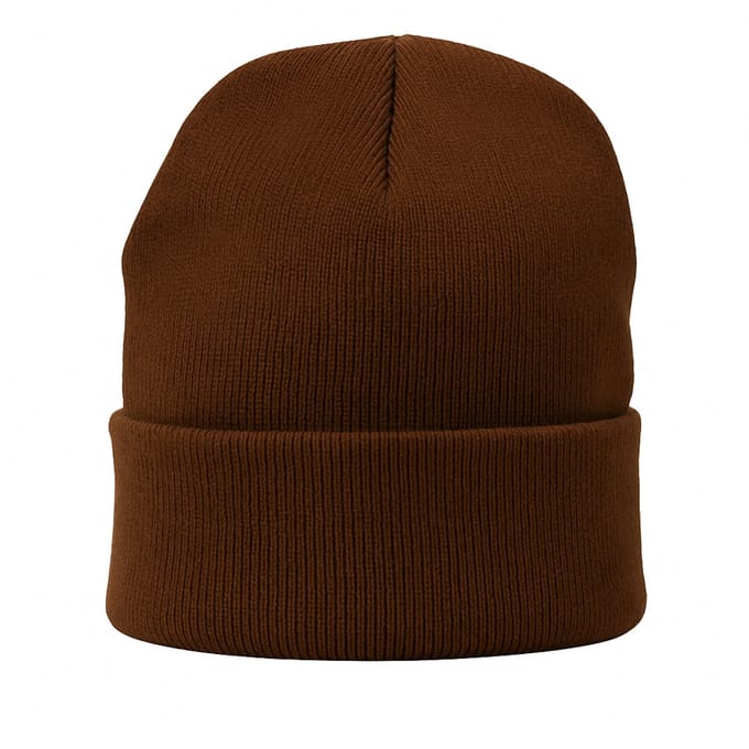 Hidzo Beanie - Muts - Polyester - Bruin - Heren Muts - Dames Muts