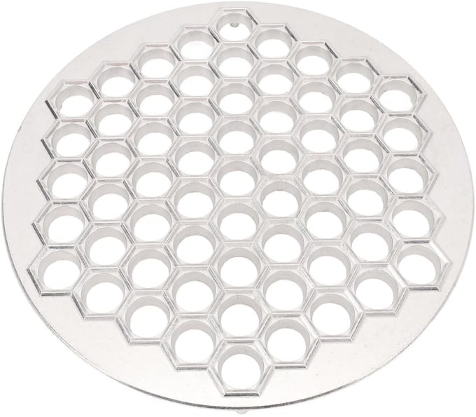 Dailygoods- Dumpling Maker 61 Gaten - Aluminium Dumpling Maker - Hoge Capaciteit - Duurzaam - Schokbestendig - Lichtgewicht - Knoedelmaker