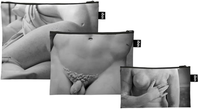 LOQI Zip Pockets - Marble Bodies gerecycled