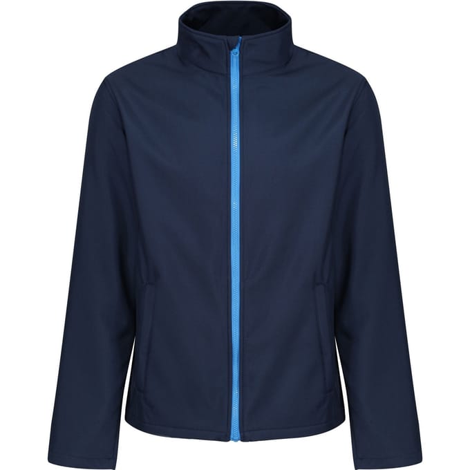 Regatta Heren Ablaze Printable Soft Shell Jas (Marine / Frans Blauw)