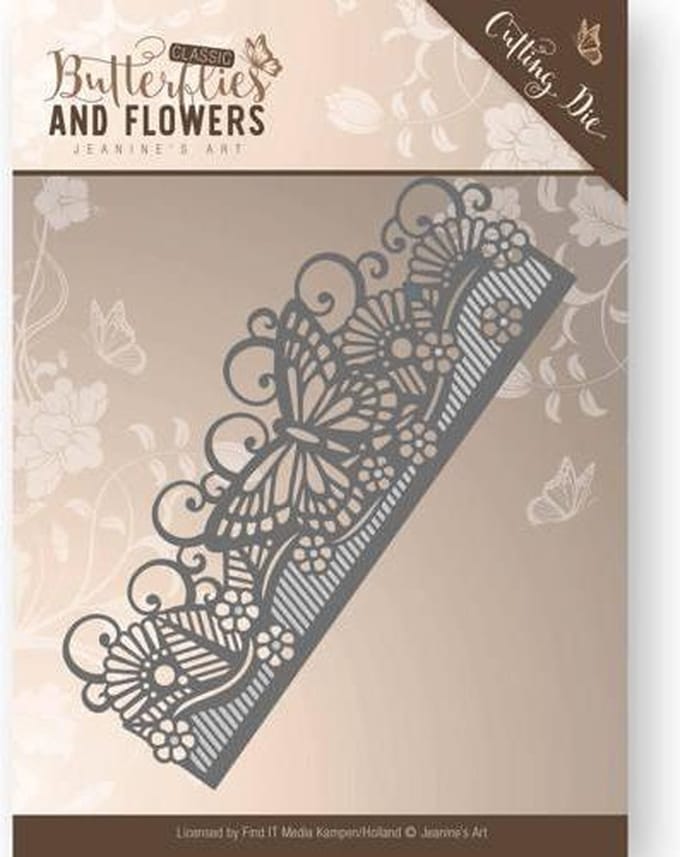 Mal - Jeanine's Art -  Classic Butterflies and Flowers - Vlinder Rand